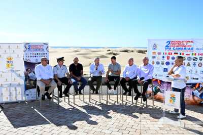 El Faro acoge la ceremonia inaugural del Mundial de Fútbol de las Policías