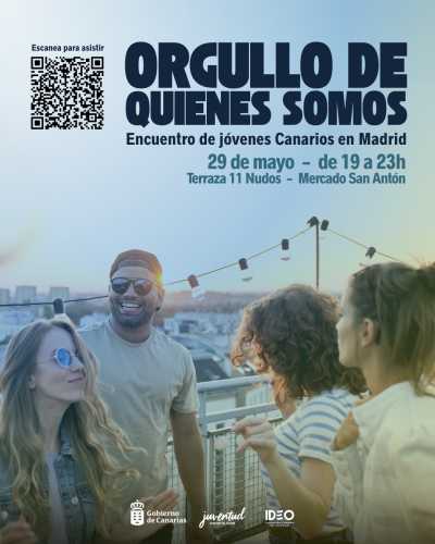 El Gobierno convoca a la juventud de las islas residente en Madrid para celebrar el orgullo de ser de Canarias