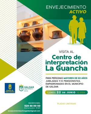 La Concejalía del Mayor organiza una visita al Centro de Interpretación de La Guancha dentro del programa de Envejecimiento Activo