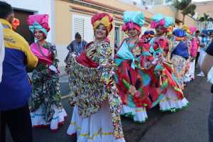 Concluye el Festival Internacional de Folclore de Ingenio con un espectáculo que funde la música y el baile tradicional de Canarias, Venezuela y Lesoto