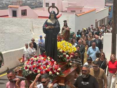 El barrio de la Montaña de Guía celebra este fin de semana sus fiestas en honor a Santa Rita