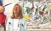 Marta Mariño descubre la magia del color en un taller gratuito de pintura en la Casa Museo Antonio Padrón